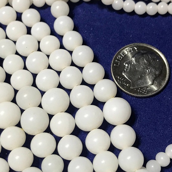 Occupied Japan Glass Beads 2mm to 8 mm (2)strands 210+ beads Sparrow Brand - Picture 6 of 6